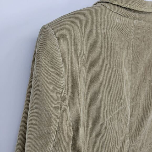 Zara casual corduroy tan blazer jacket mens large friday night steel tip dart - Picture 9 of 12